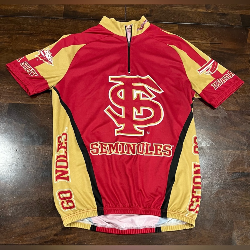 Florida State Seminoles FSU Cycling Jersey / Shirt by  De Marchi Men’s size  S
